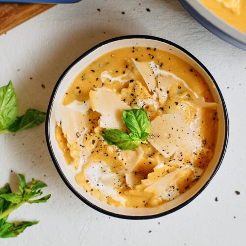 butternut ravioli soup
