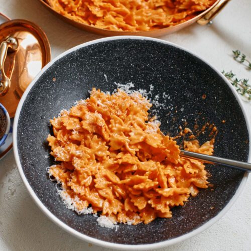 garlic confit pasta alla vodka