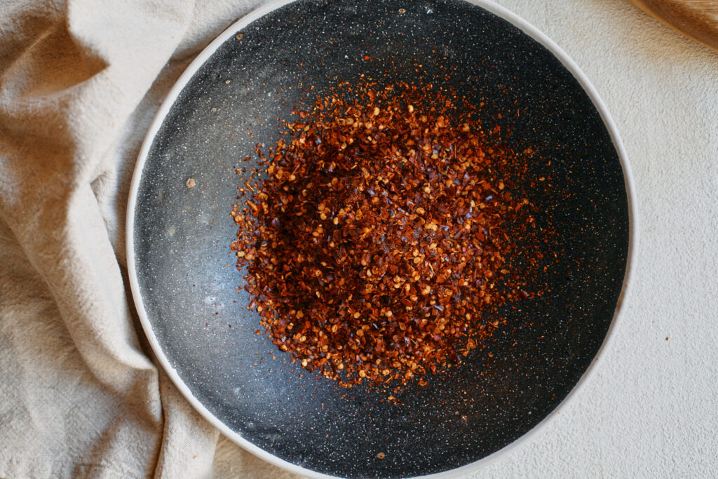 Aunt Lily’s Chili Oil 2 red chili flakes