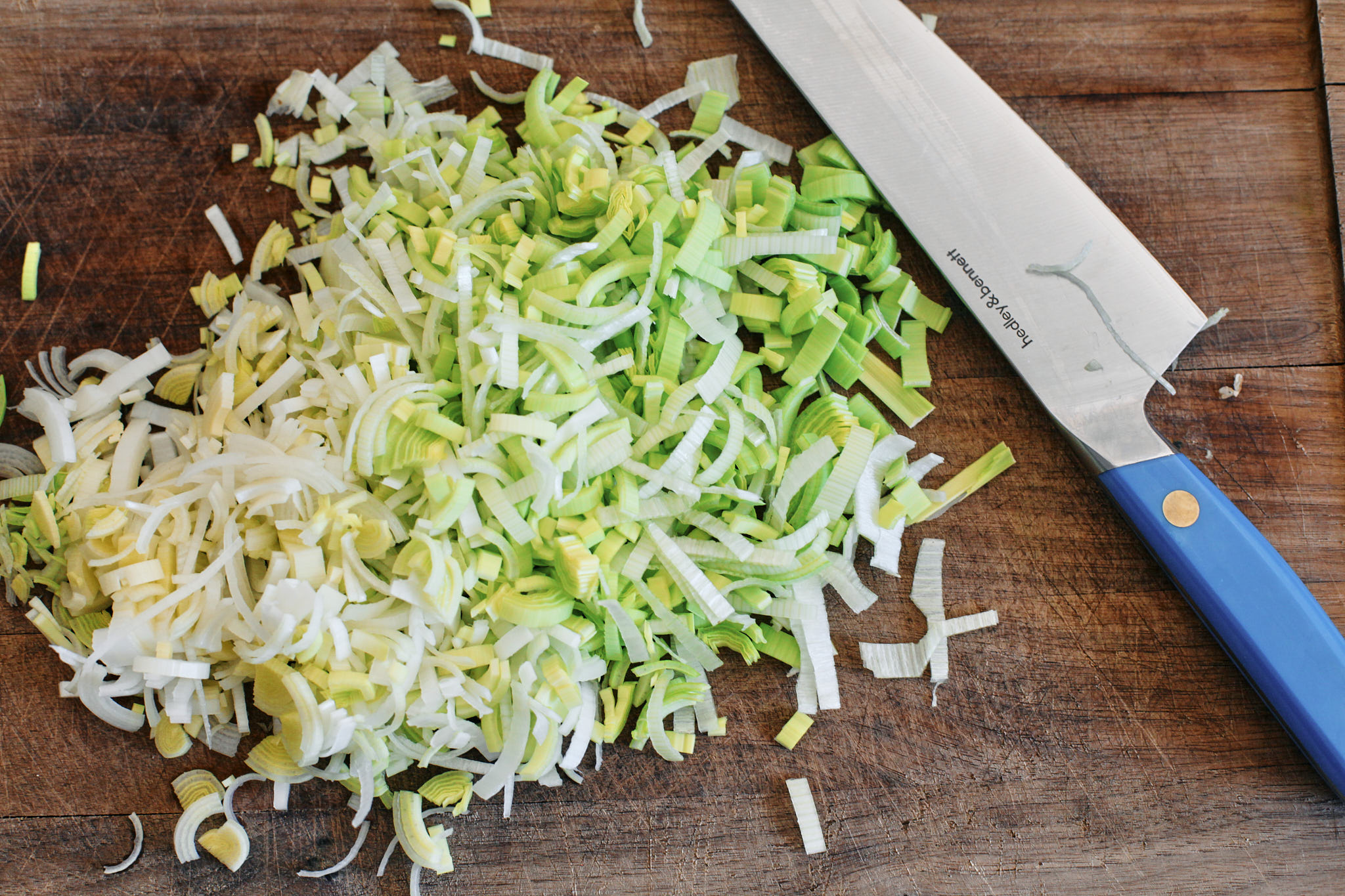 chopped leek