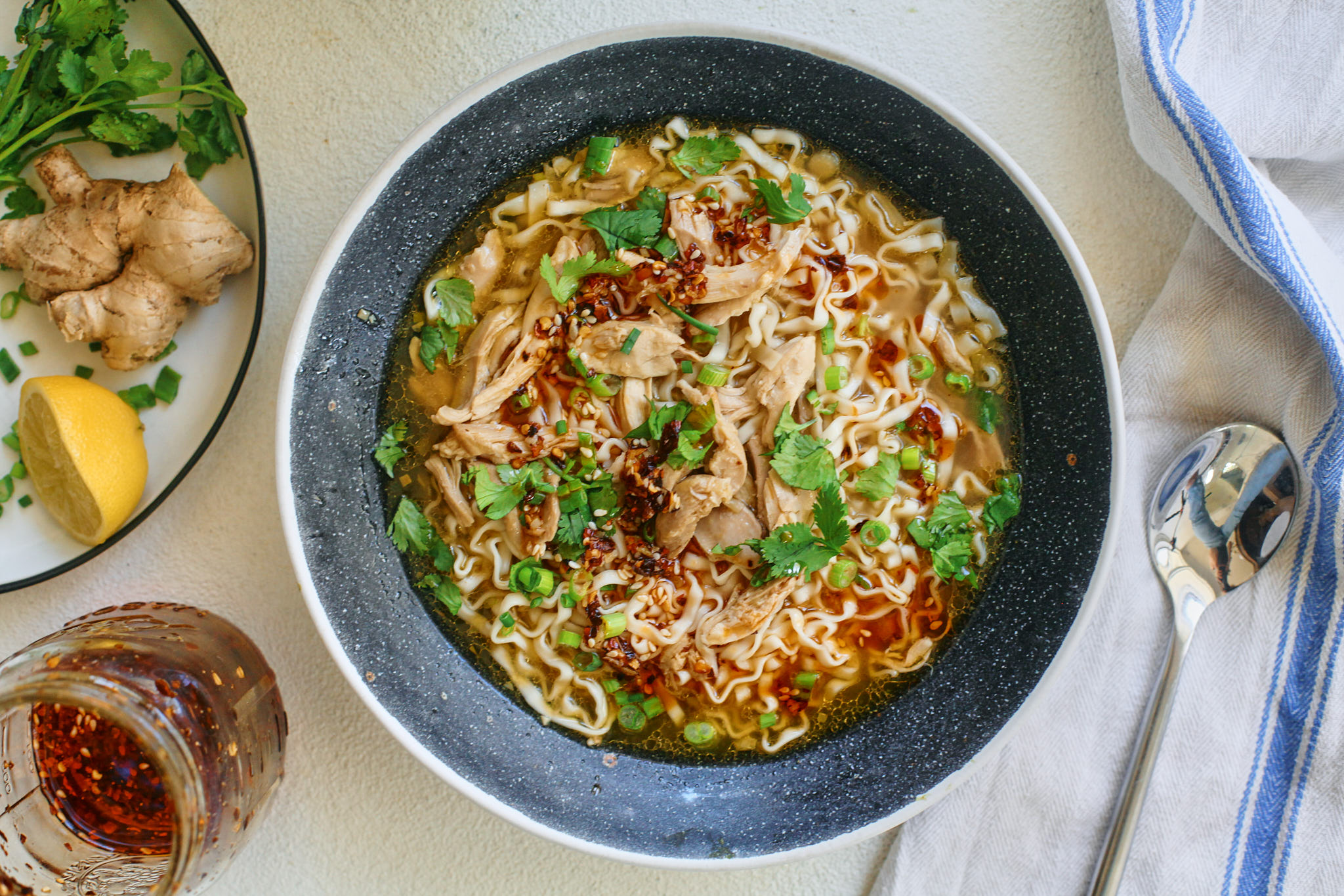 Ginger Chicken Noodle Soup 6 ginger chicken noodle soup