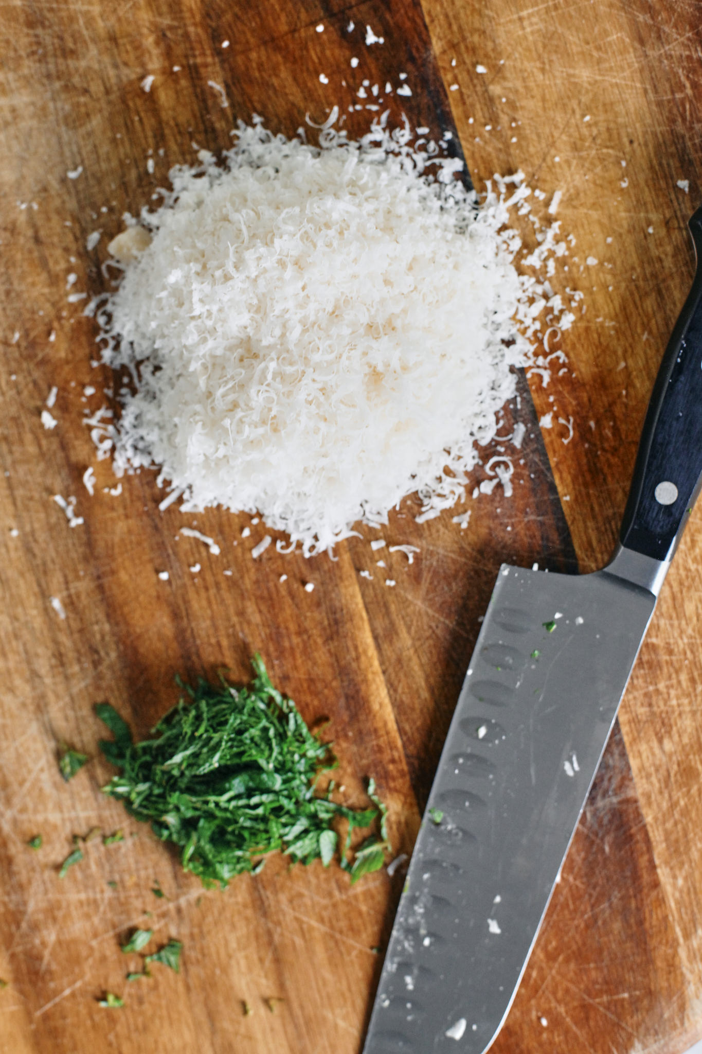 pasta with bacon and peas7 parmesan and fresh mint