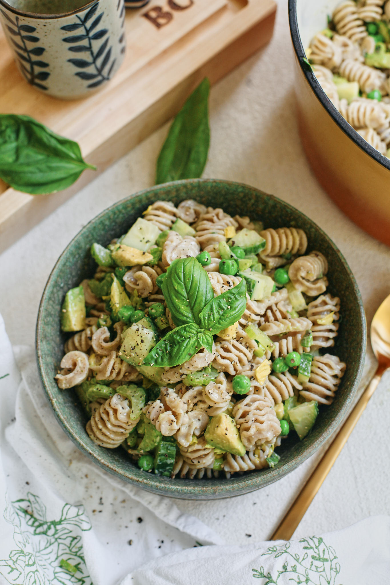 Green Goddess Pasta Salad 9 green goddess pasta salad