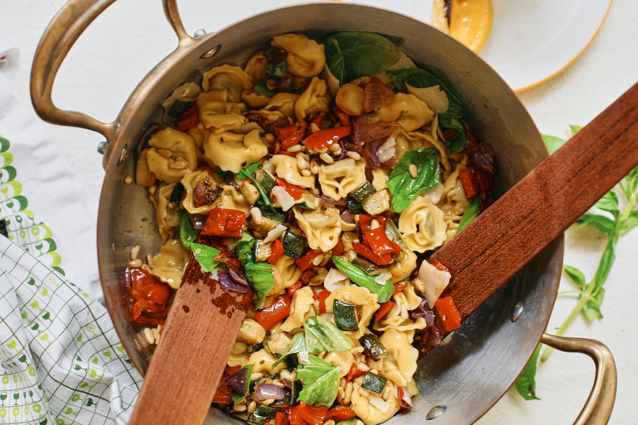 Roasted Vegetable Tortellini Salad