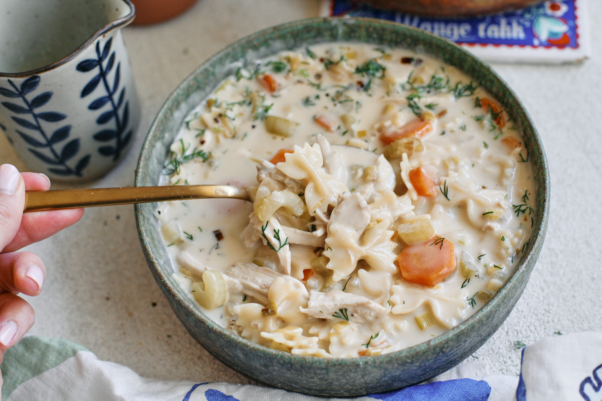 Creamy Chicken Noodle Soup New 1 the best creamy chicken noodle soup