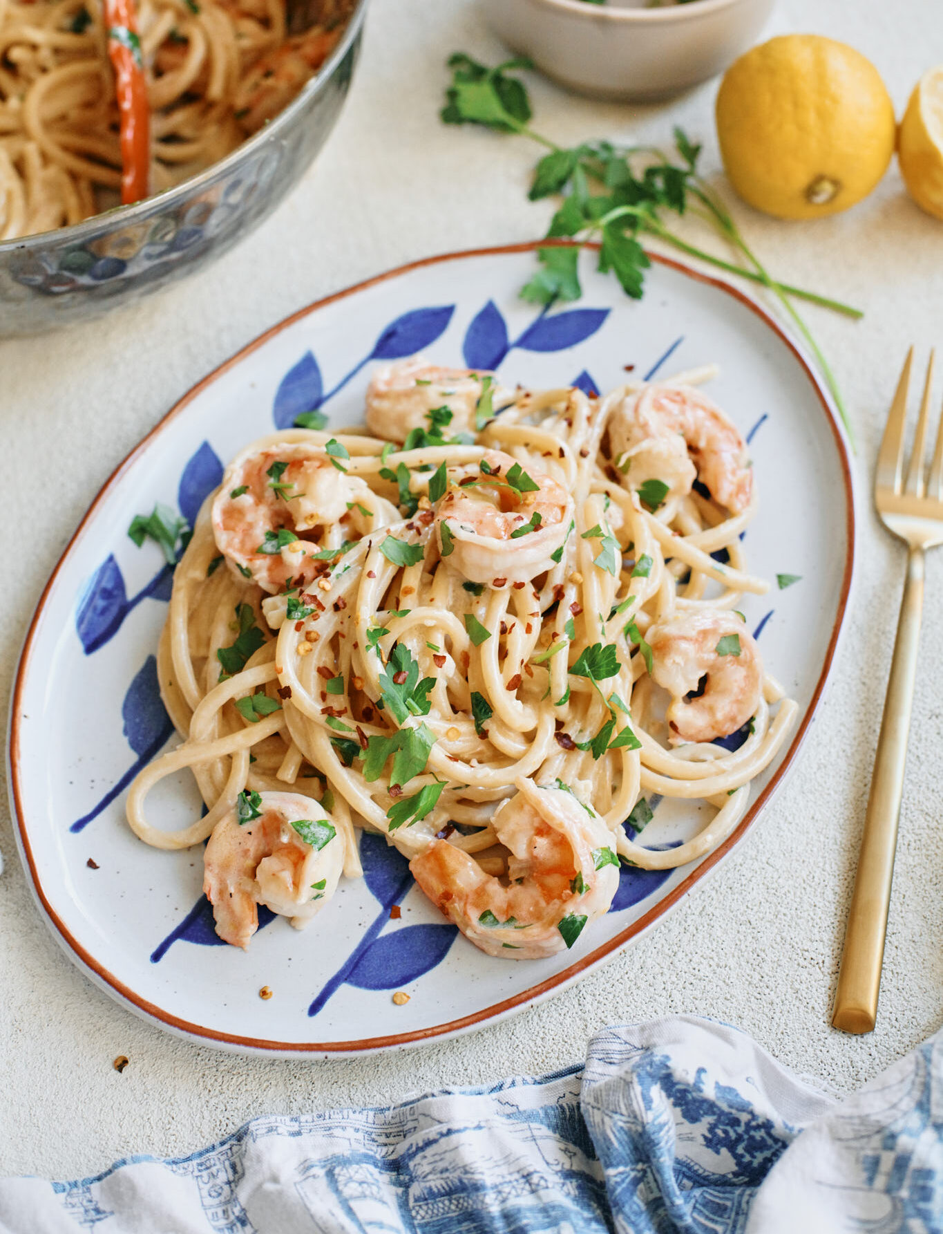 Creamy Lemon Shrimp Bucatini 7 creamy lemon pasta with shrimp