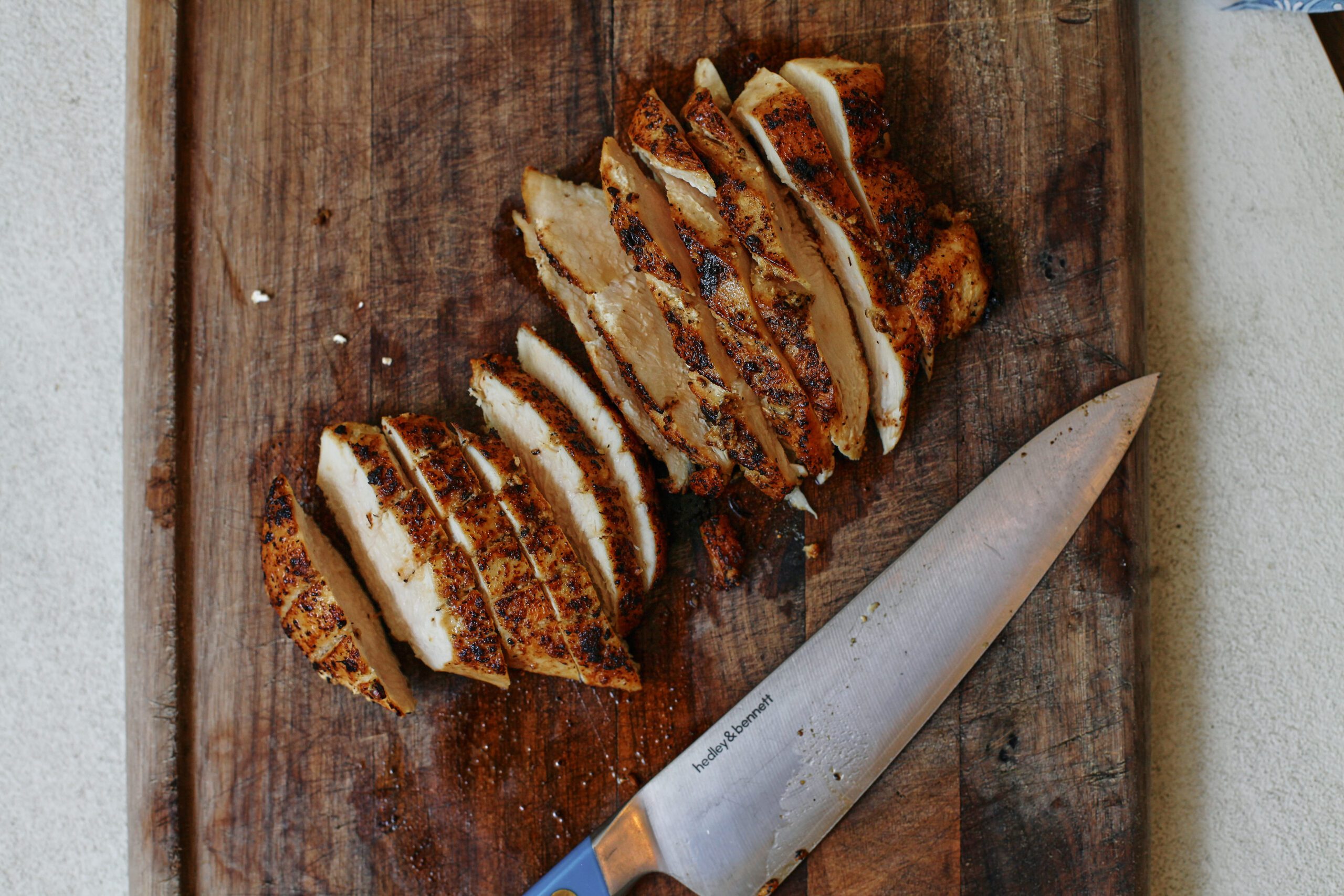 sliced chicken breast