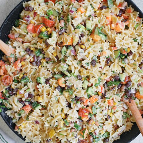 cowboy caviar pasta salad