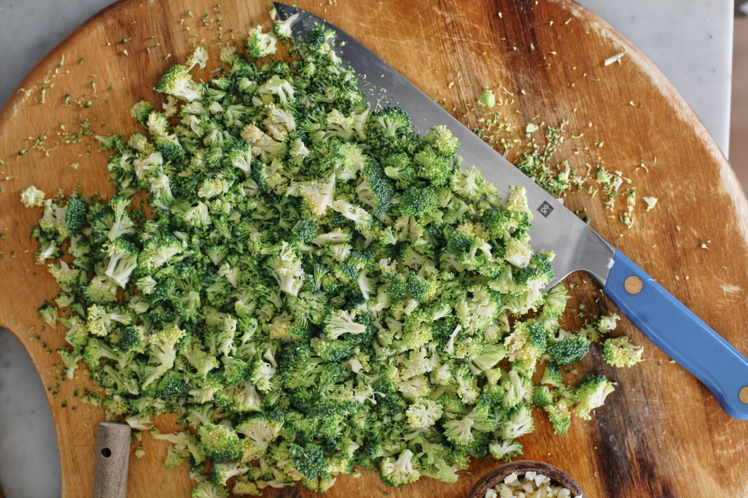 Broccoli Cheddar Orzo Soup 1 chopped broccoli florets